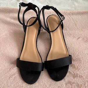 Elegant Black Strappy Heels